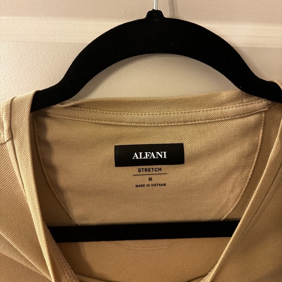 Alfani Tan Short Sleeve Shirt - Picture 3 of 3